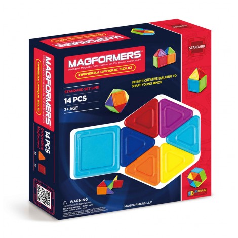 RAINBOW OPAQUE SOLID 14PC BOX