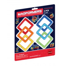 RAINBOW SQUARES 6PC SET